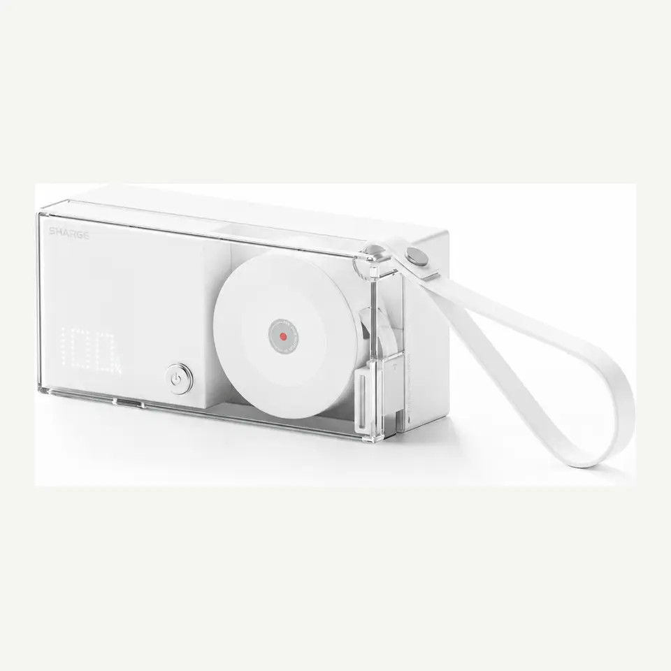 Sạc dự phòng Sharge - Retractable 3in1 - White charging accessory